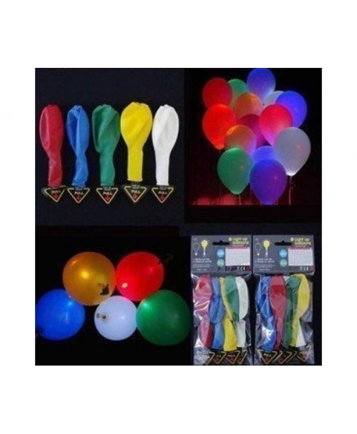 pioneerwork LED Light up Balloons Mixed Color Party Wedding Festival Decoration