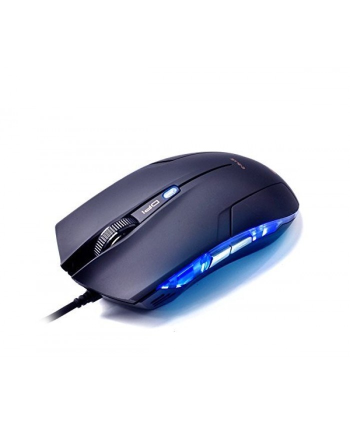 pioneerwork Cobra EMS109BK High Precision Gaming Mouse with Side Control 1600dpi