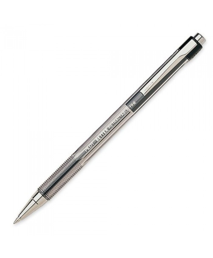 pioneerwork The Better Retractable Ballpoint Pens, Fine Point, Black Ink, Dozen Box (30000)